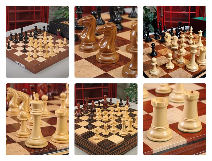 Our Featured Chess Set of the Week - The French Regence Series Chess Pieces  - 4.4 King Height - The House of Staunton